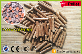 Pellets de palo de rosa