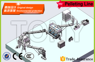 Línea de pellets de astillas de madera 7.5-9T/H