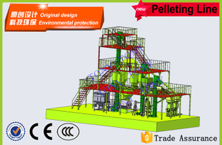 Planta de pellets de alimentación de 10 toneladas por hora